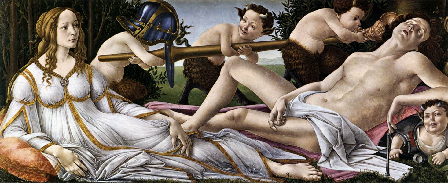 Venus And Mars By Sandro Botticelli